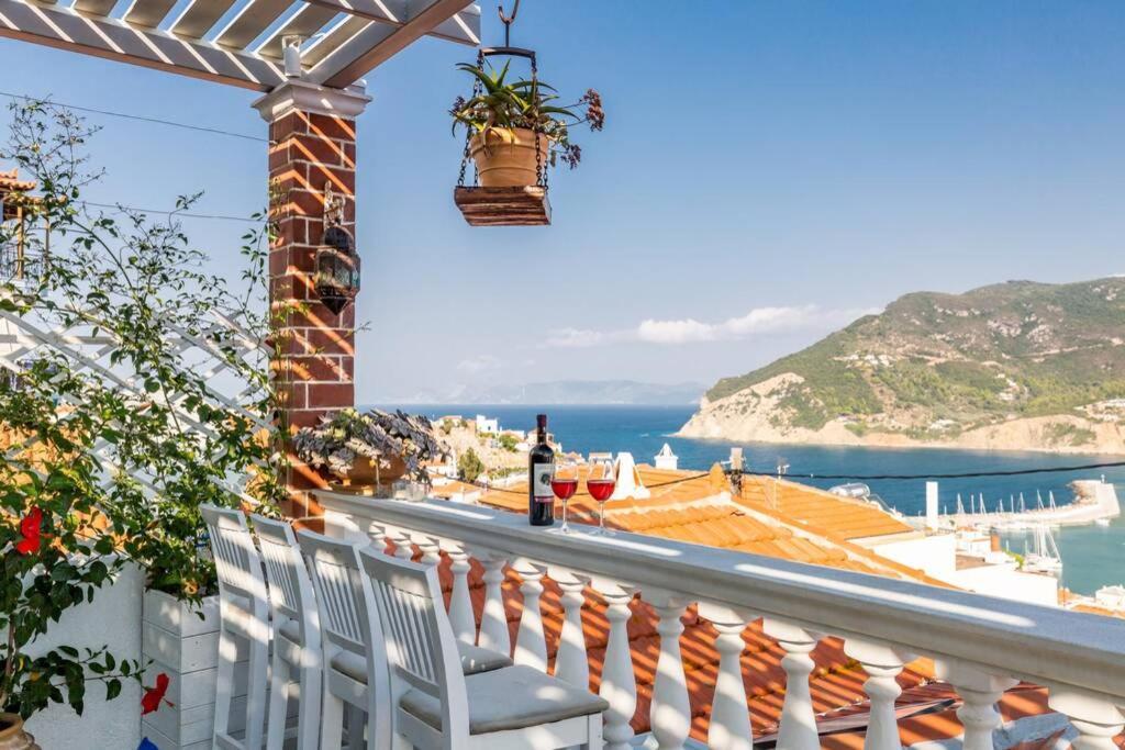 Blue Heaven Villa , Skopelos Chora Greece Panormos  Eksteriør bilde